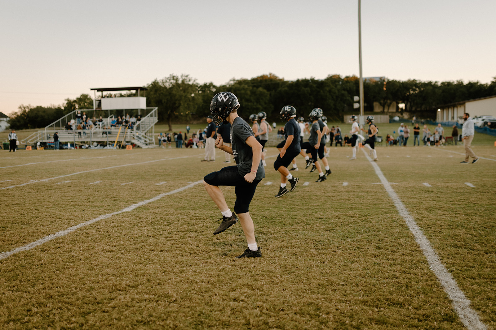 The football team at Bracken.