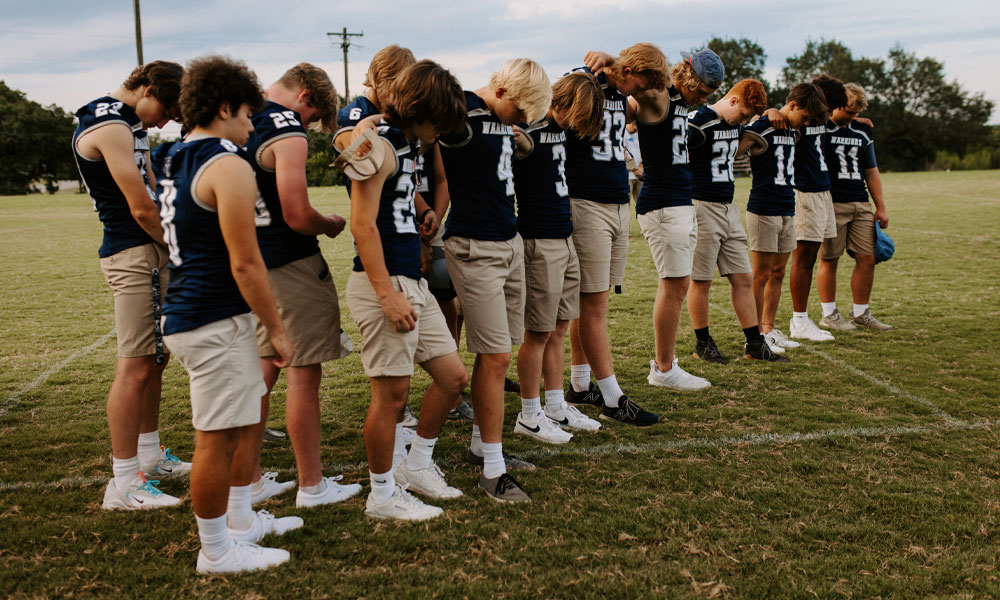 High School Bracken Christian School students